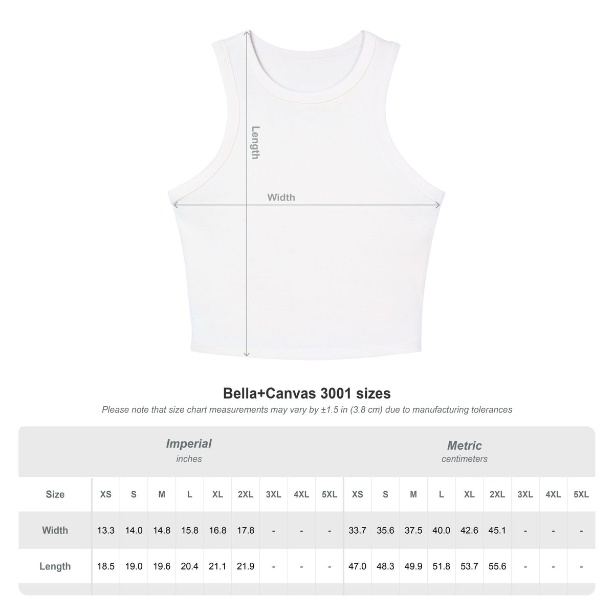 "Detached" Crown Racer Tank Top — Women's Graphic Crop Tank