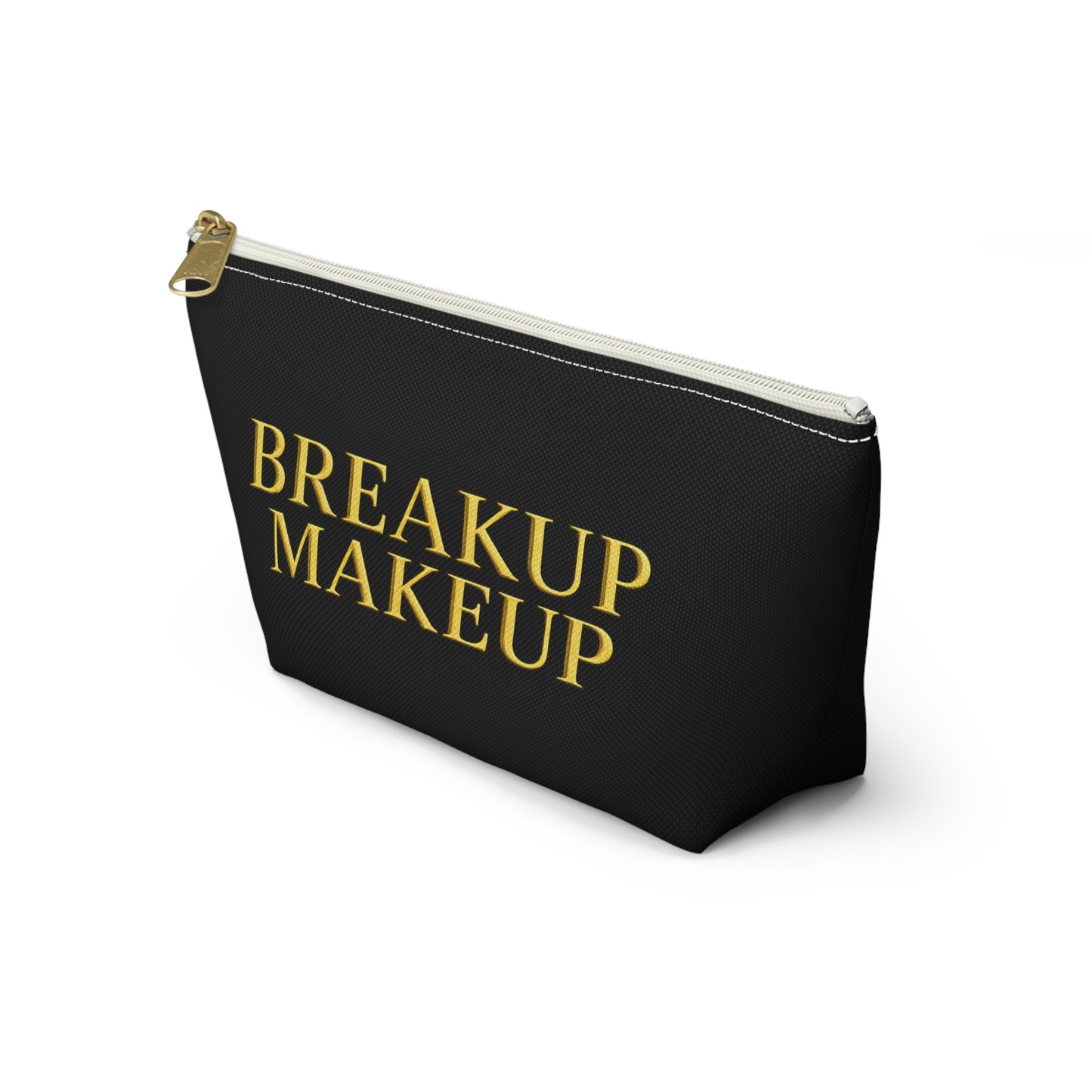 Breakup Makeup Gold Crown Cosmetic Bag