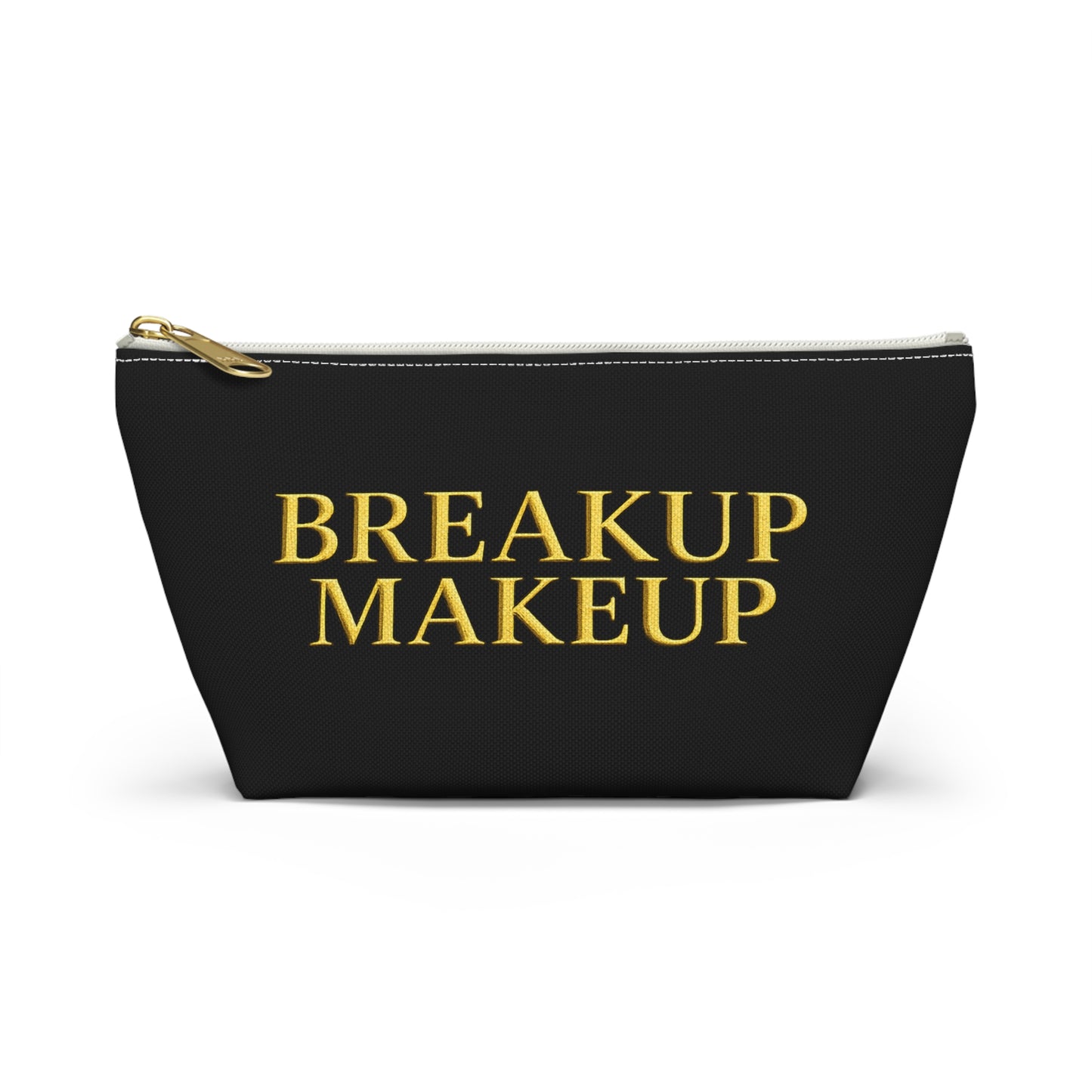 Breakup Makeup Gold Crown Cosmetic Bag