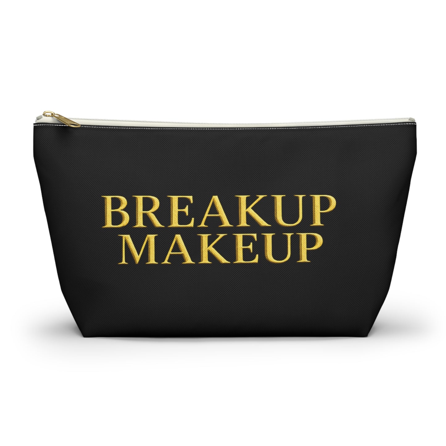 Breakup Makeup Gold Crown Cosmetic Bag