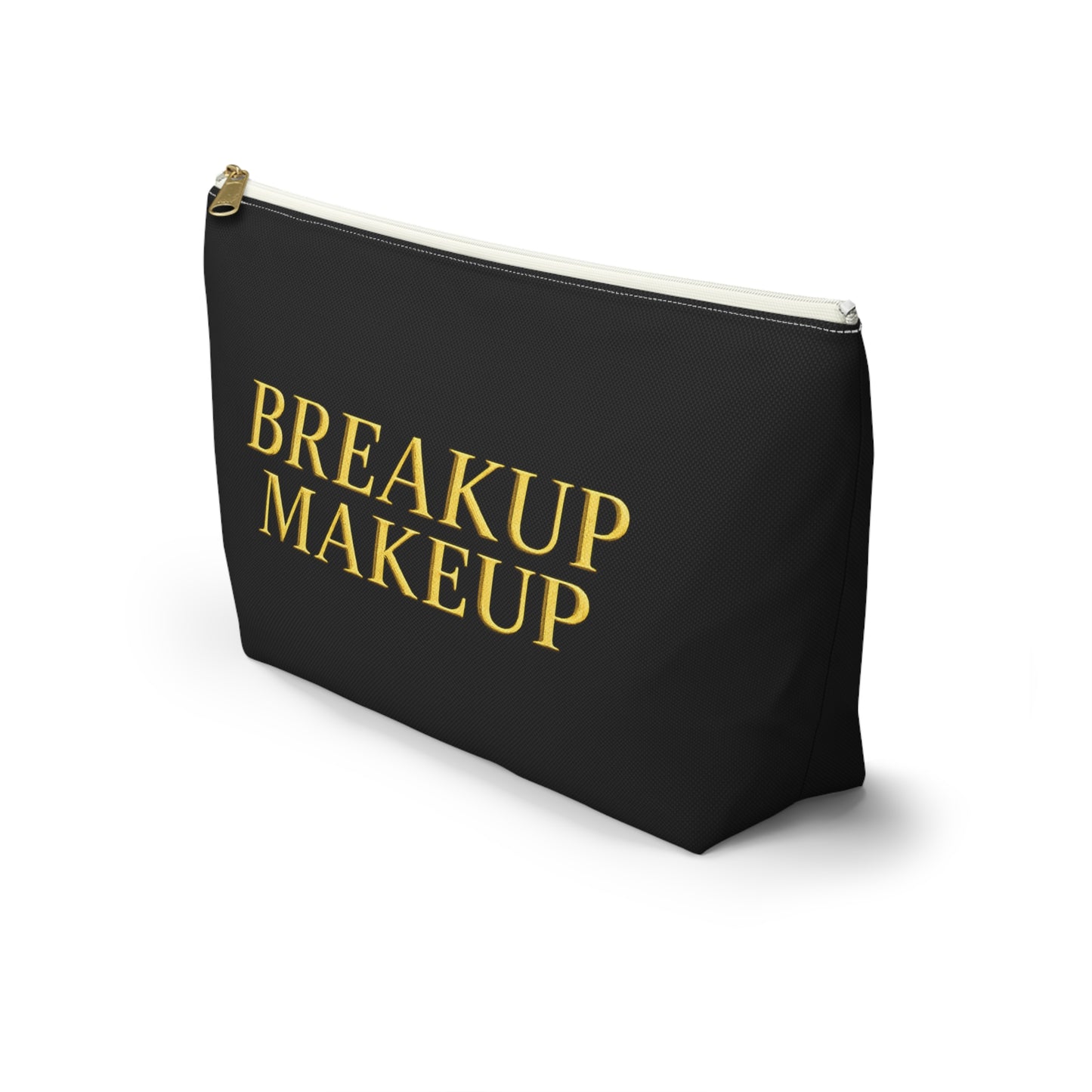 Breakup Makeup Gold Crown Cosmetic Bag