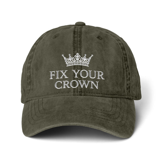 Women's Pigment-Dyed Cap with Fashion Undervisor (Embroidery)