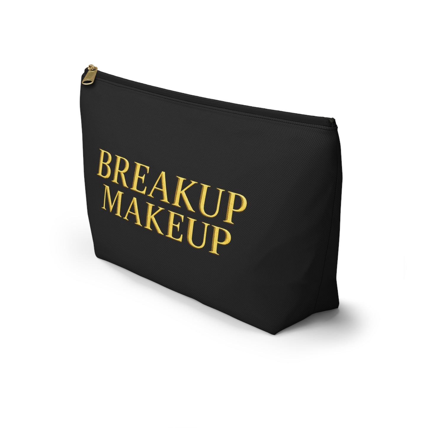 Breakup Makeup Gold Crown Cosmetic Bag