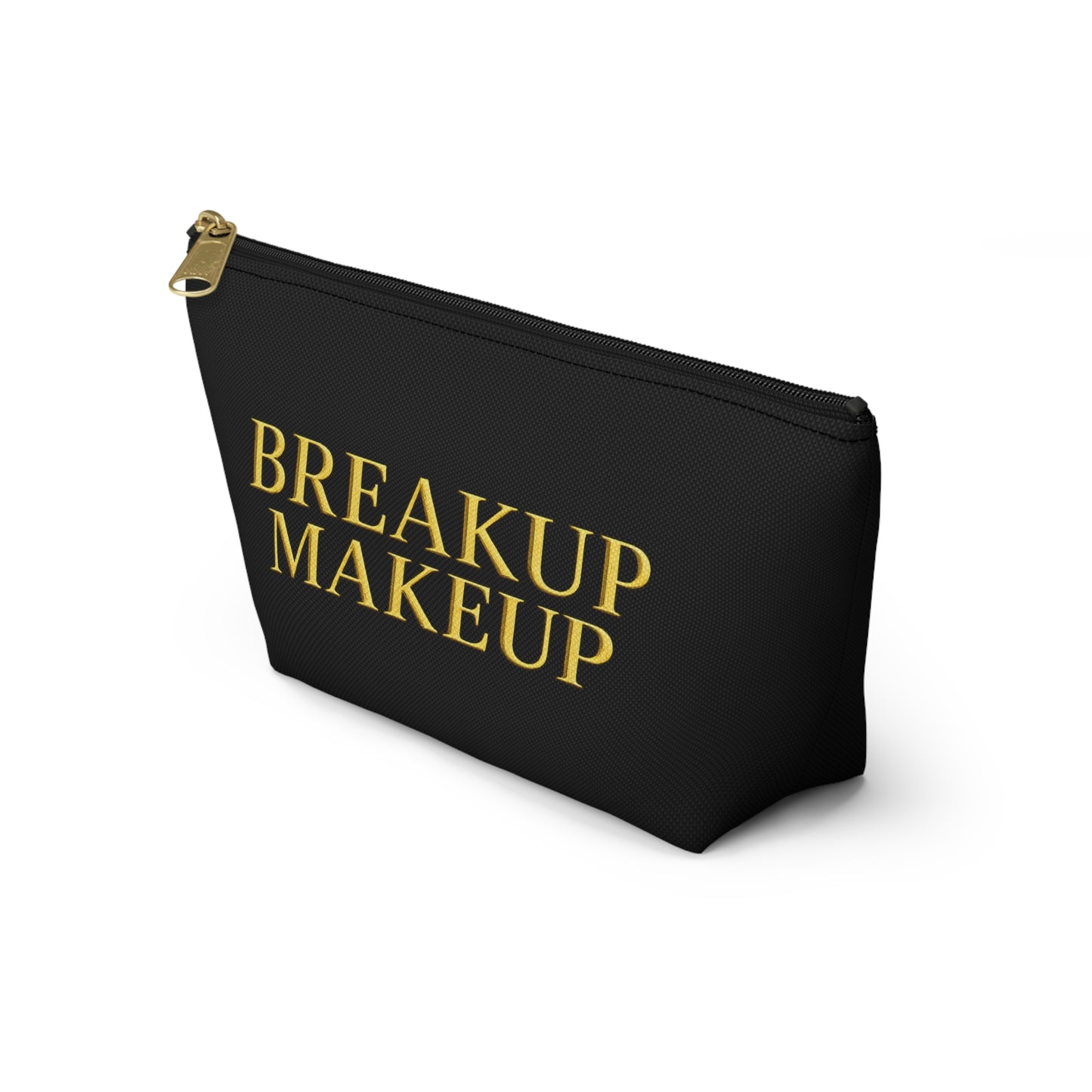 Breakup Makeup Gold Crown Cosmetic Bag