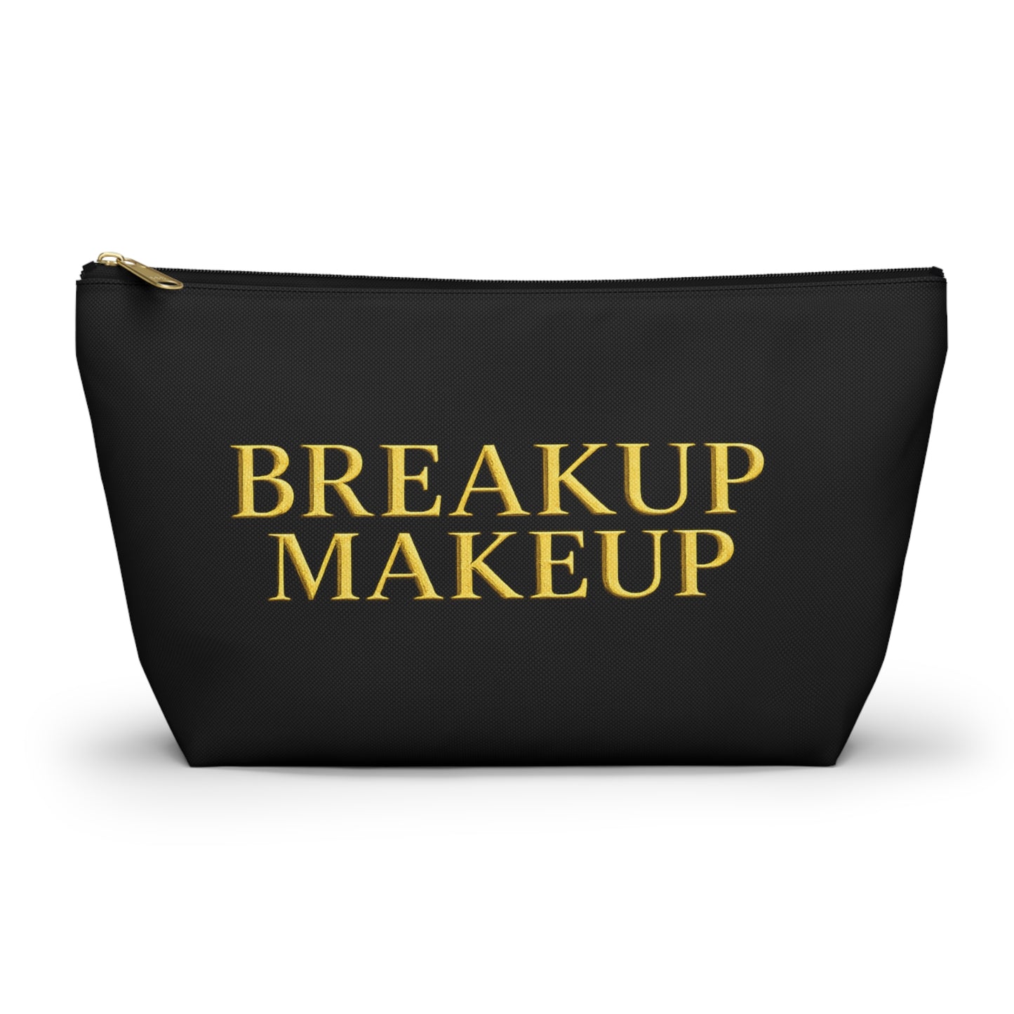 Breakup Makeup Gold Crown Cosmetic Bag